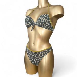Khaki panther bikini set (S)