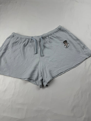 Baby blue cotton underwear low rise mini shorty (S/M)