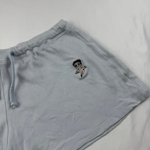 Baby blue cotton underwear low rise mini shorty (S/M)