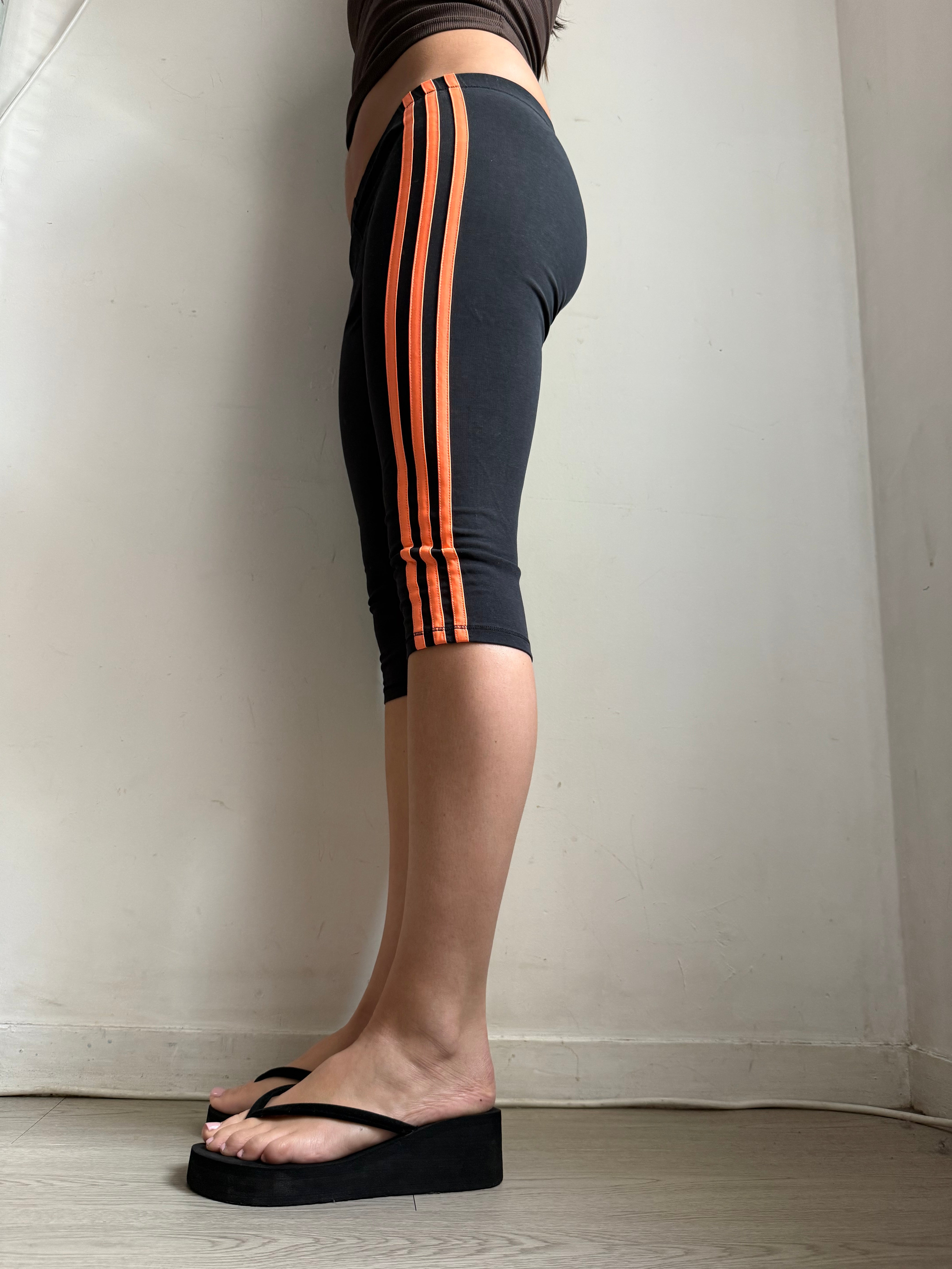 Pantalon corsaire taille basse à pois (S/M)