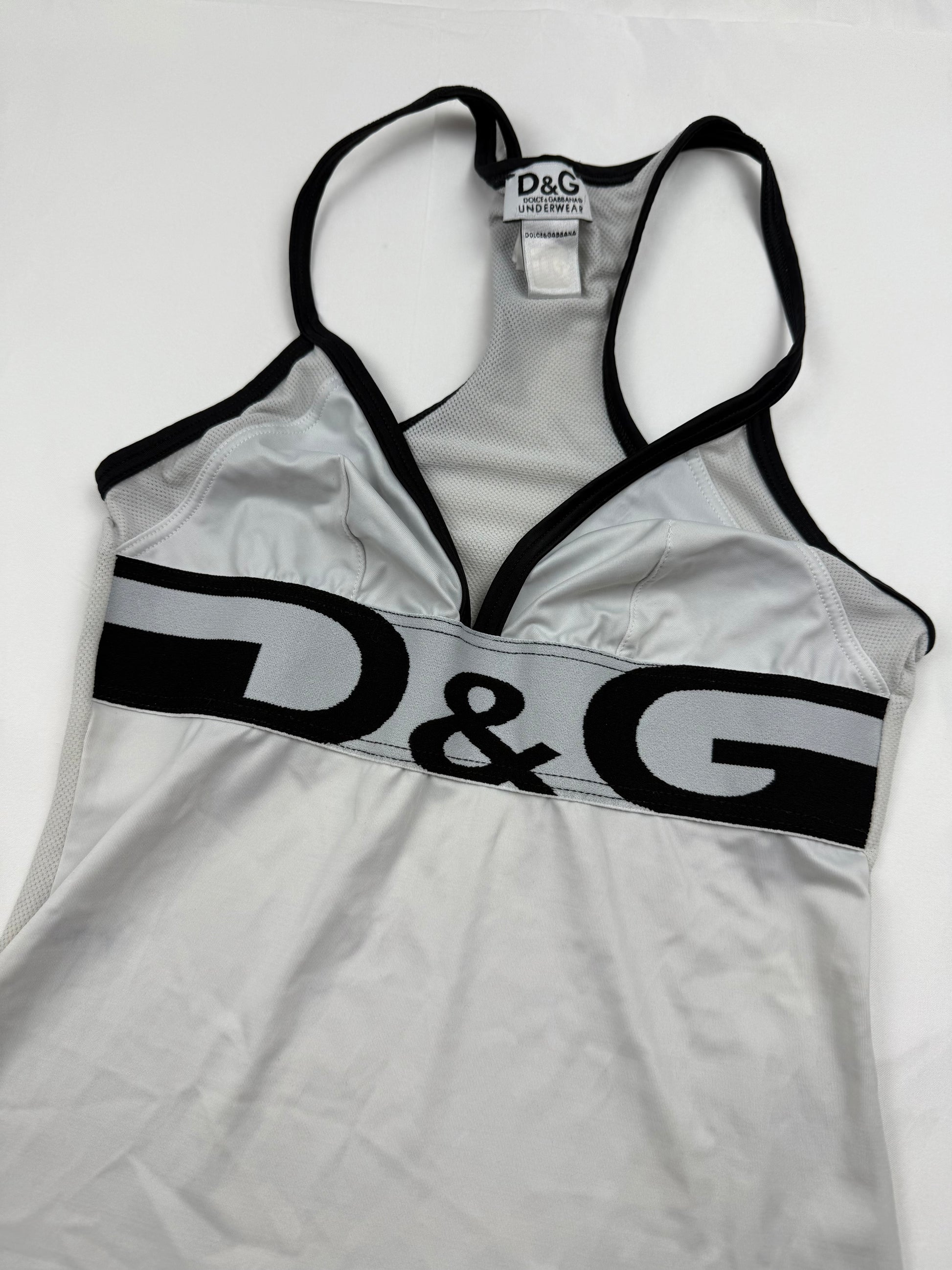 White lycra tank top (XS)