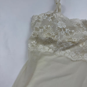 White mesh babydoll top (XS/S)