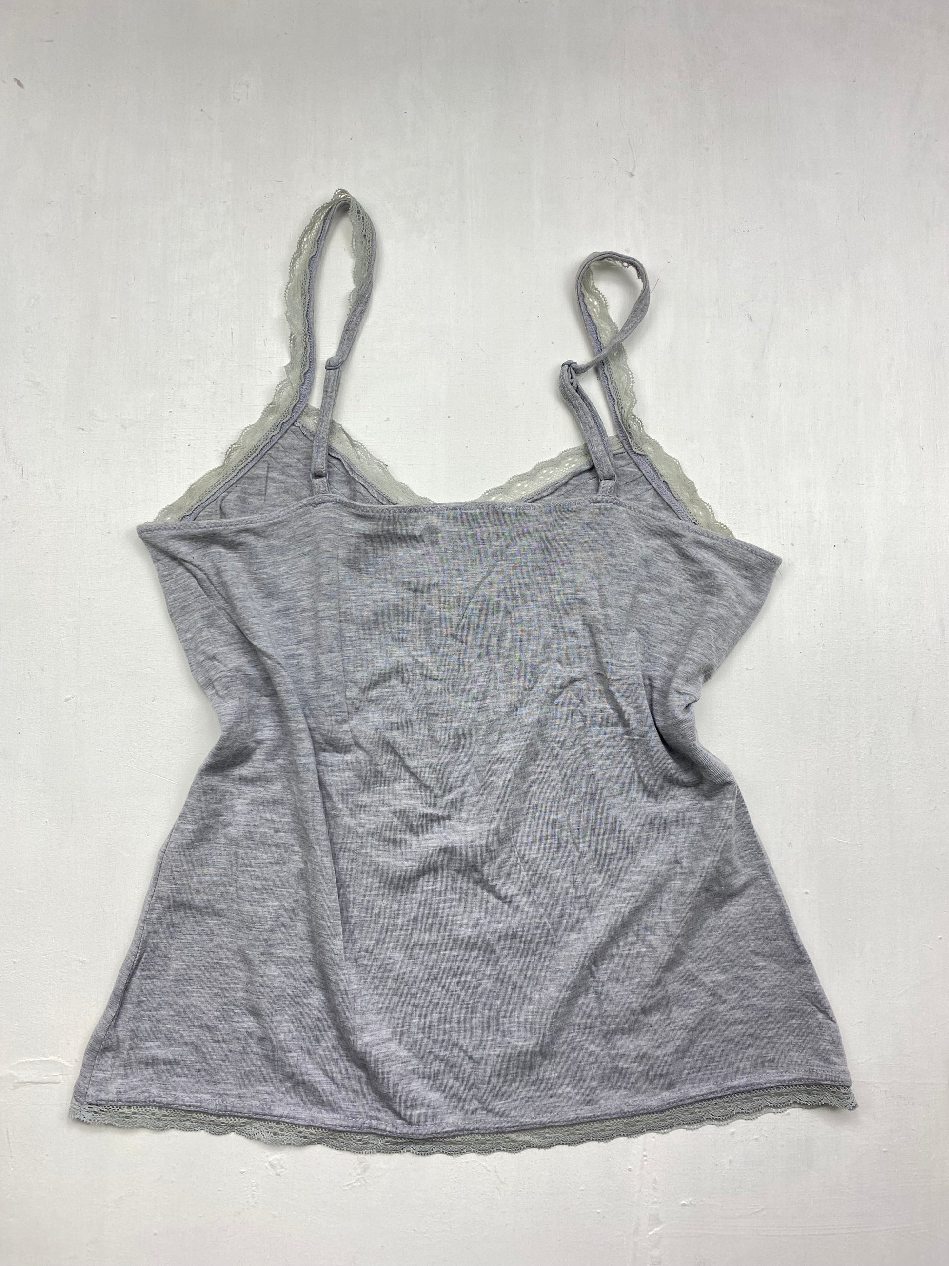 Grey cotton cami top (M/L)