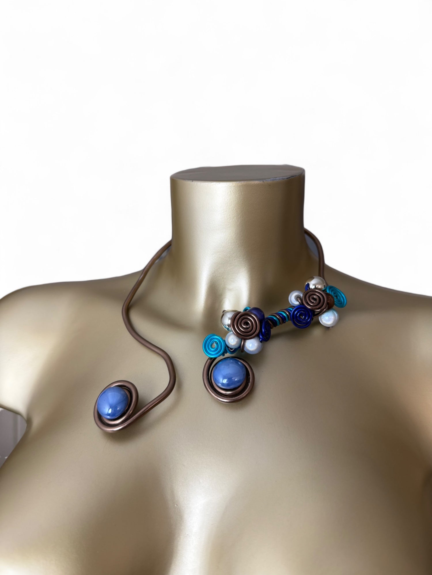 Rigid multiway boho necklace
