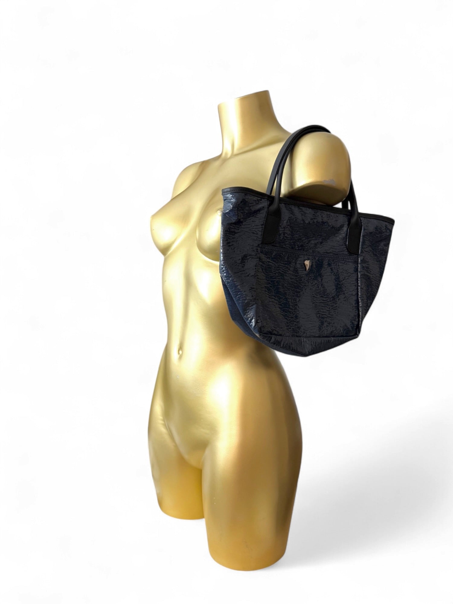Navy blue handbag