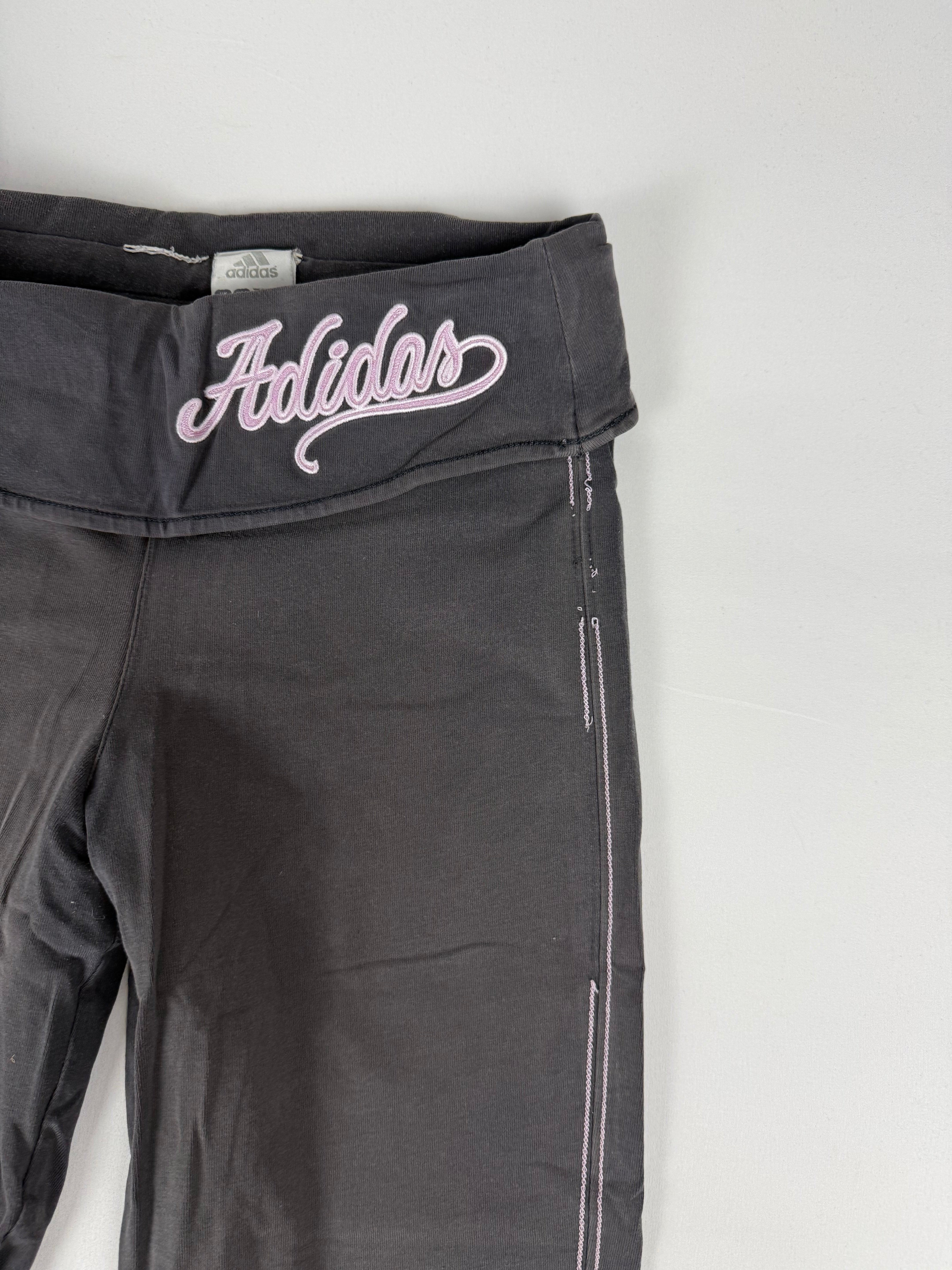 Grey cotton activewear capri pants (XS)