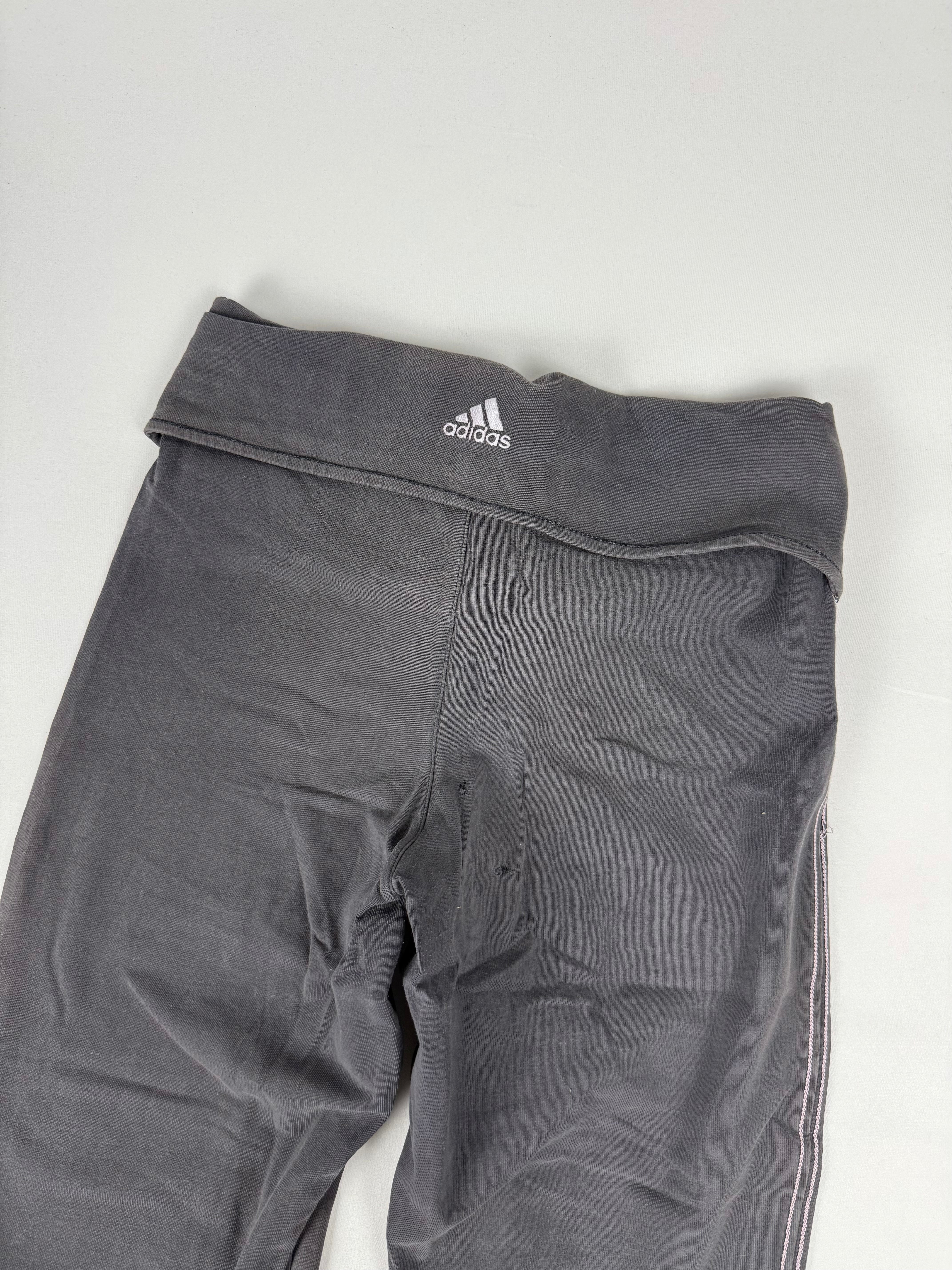 Grey cotton activewear capri pants (XS)