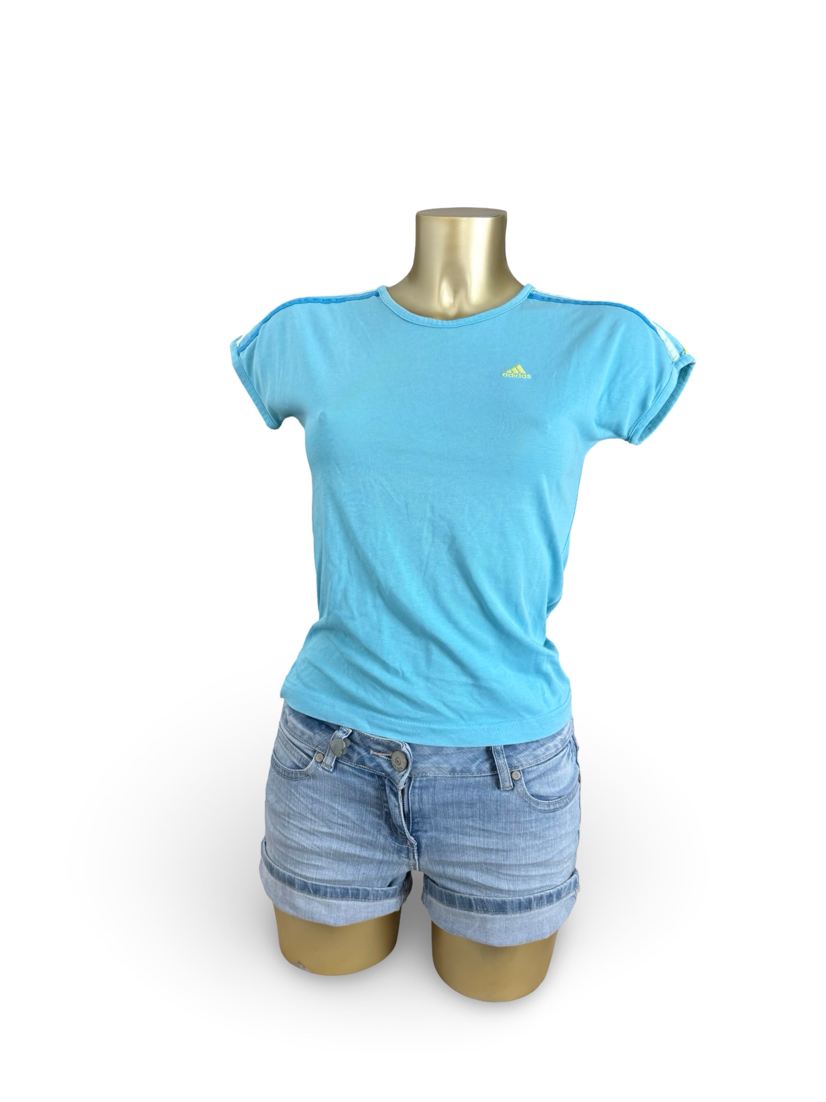Blue 100% cotton tee (M)