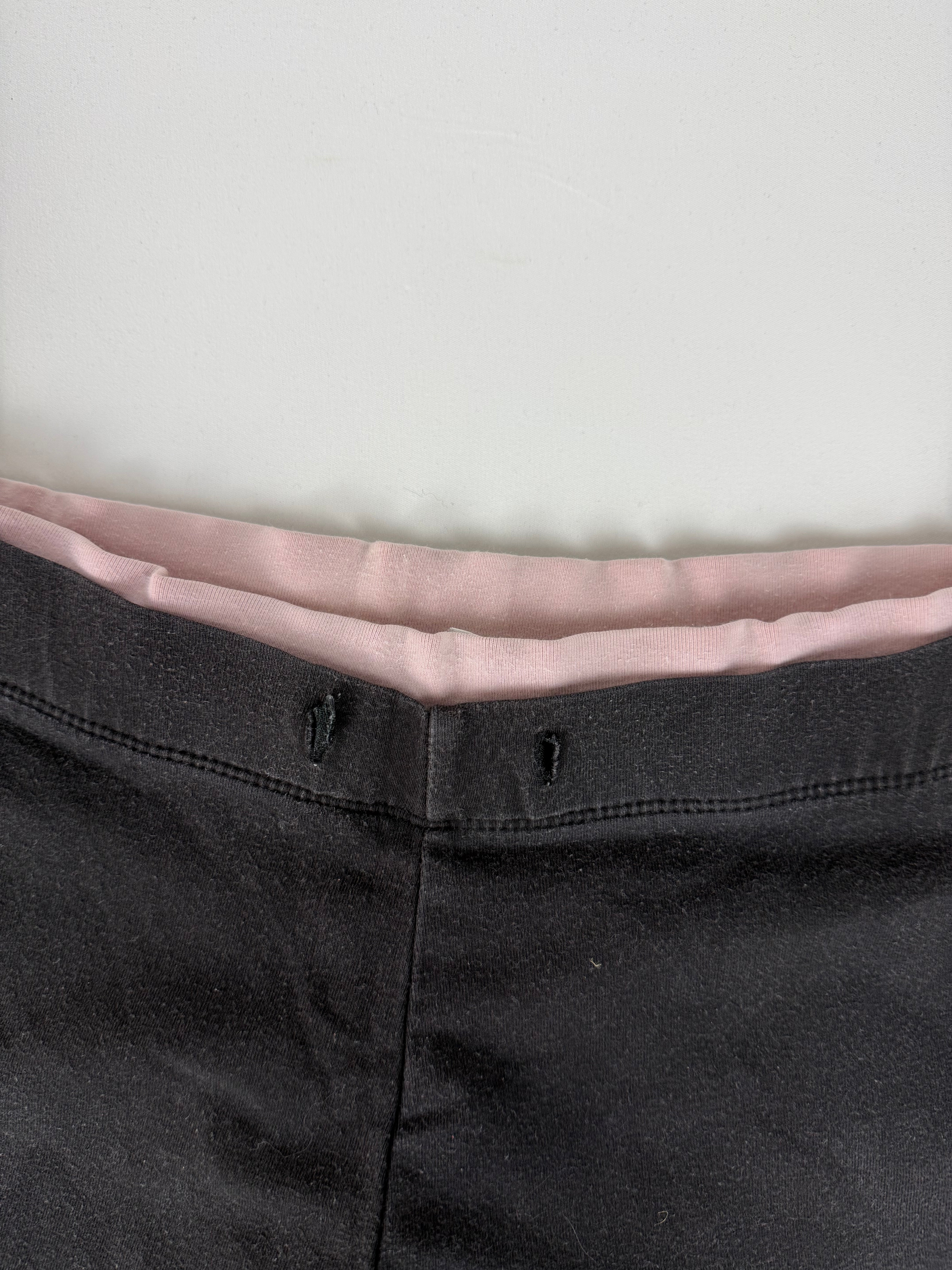 Grey cotton baggy capri pants (M)
