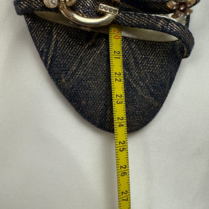 Navy butterfly charms heels (37)