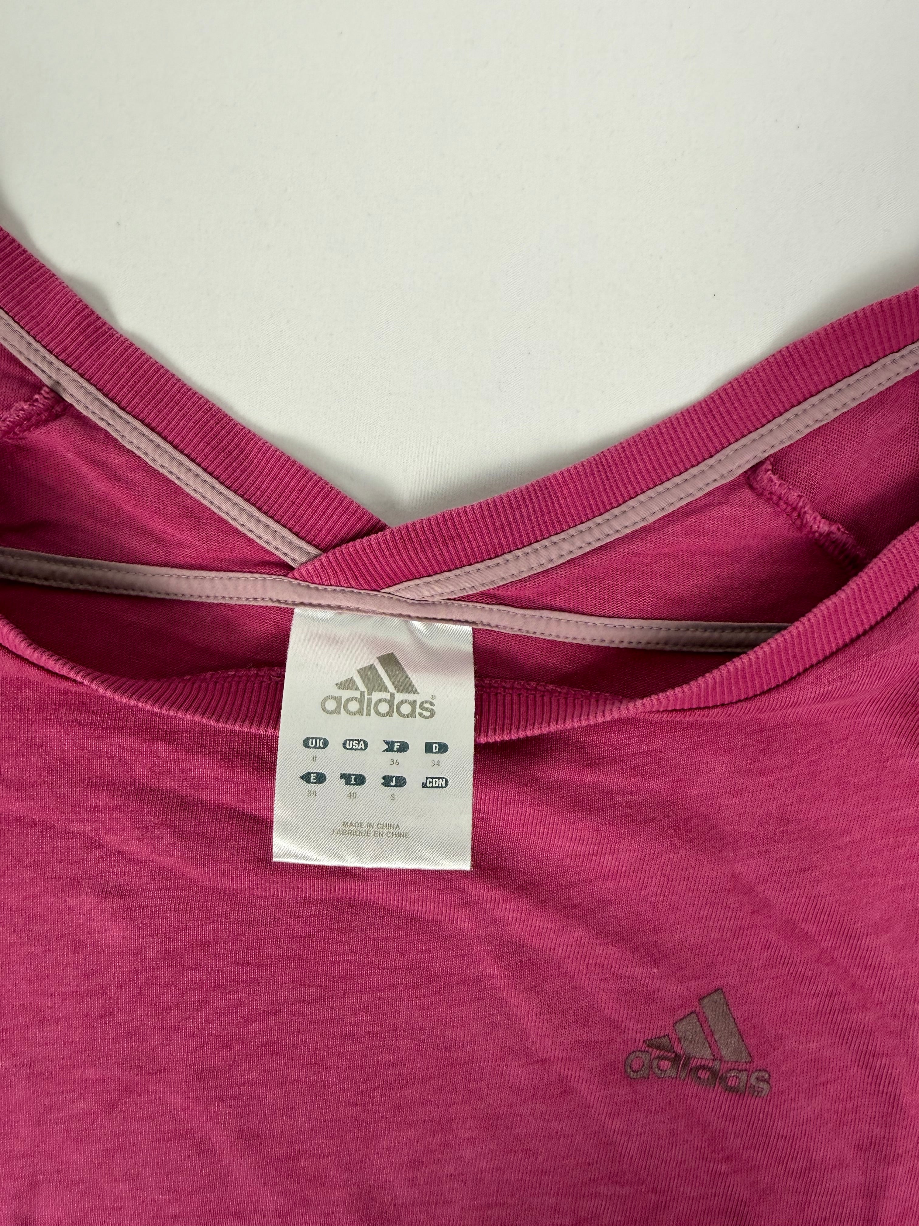 Pink cotton long sleeves top (S)