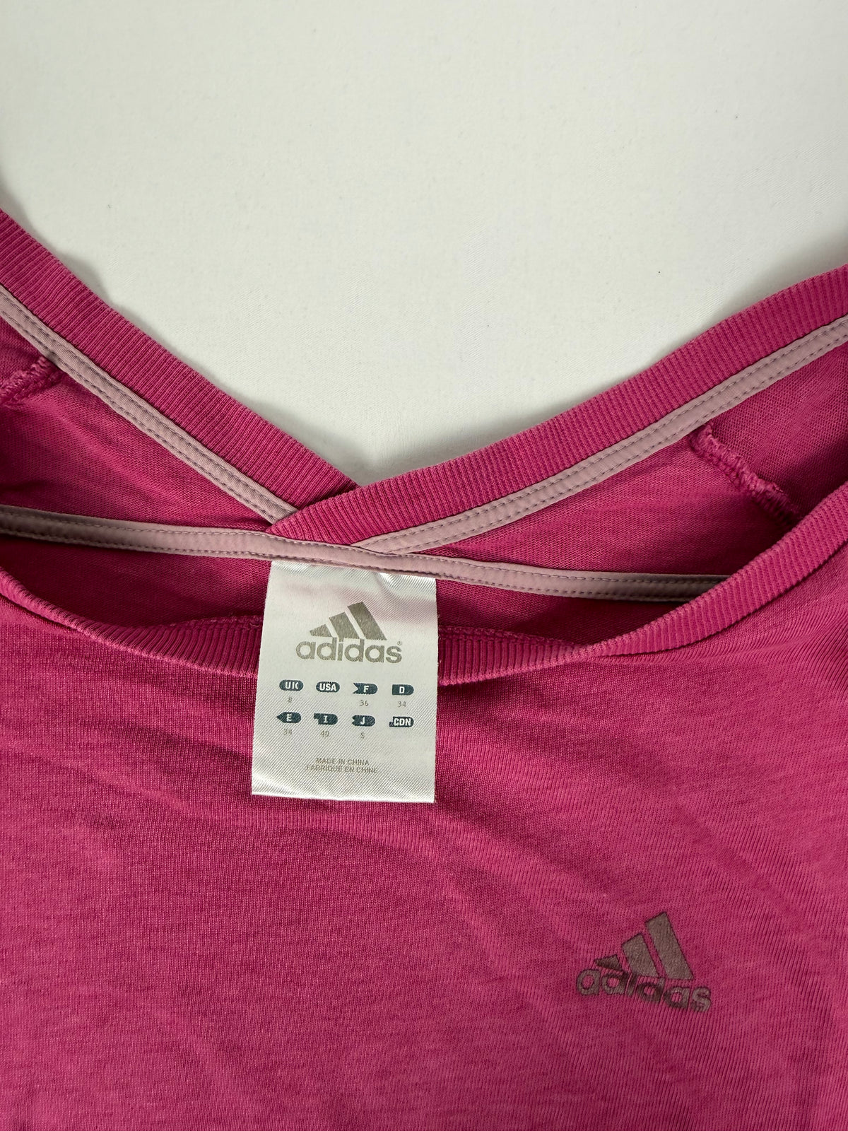 Pink cotton long sleeves top (S)