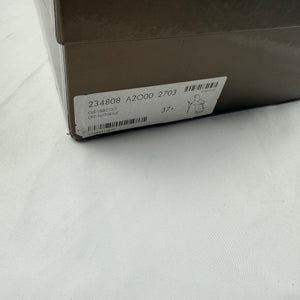 Brown monogram leather heels (37.5)