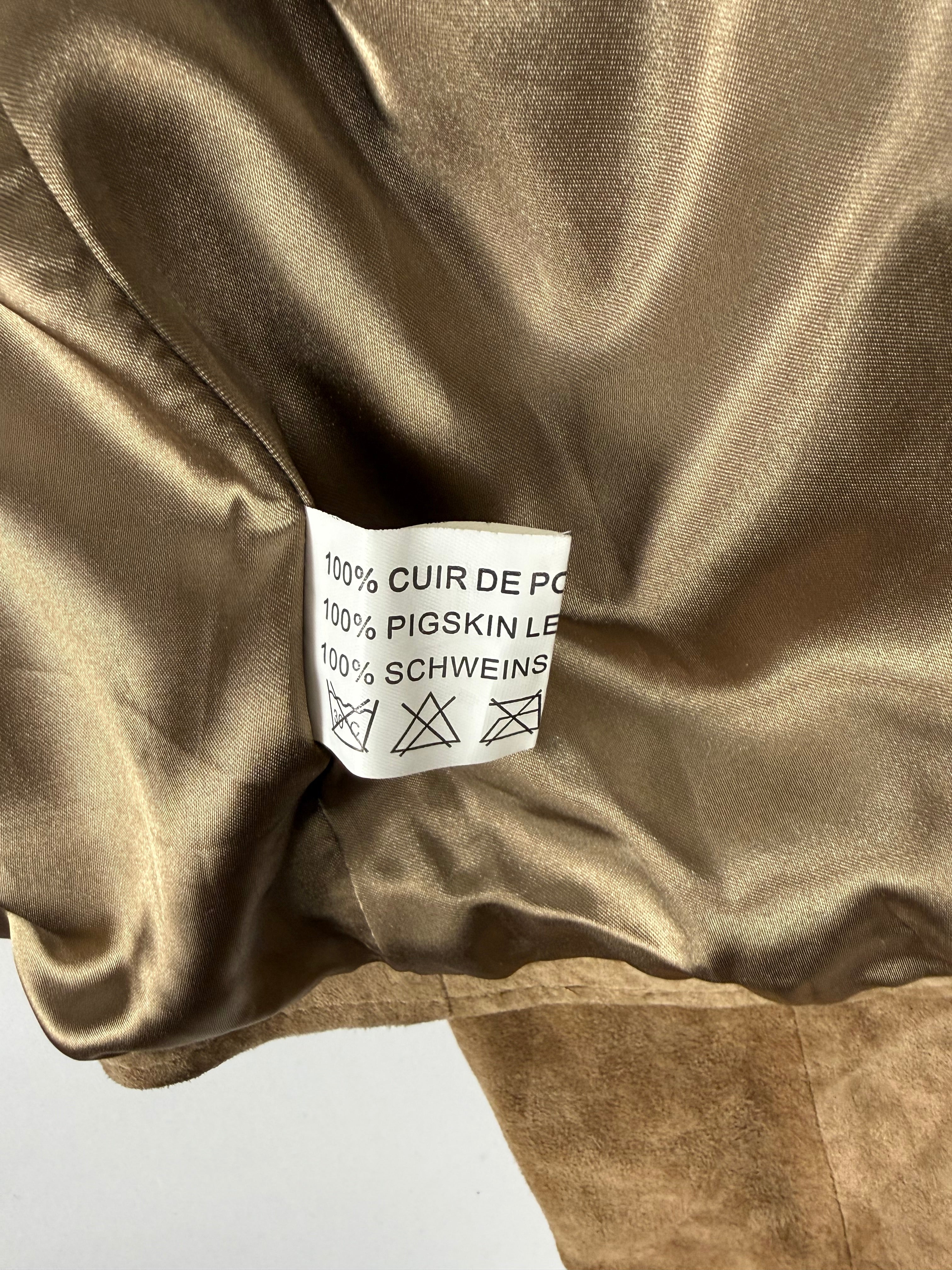 Blazer de bureau noir zippé (M)