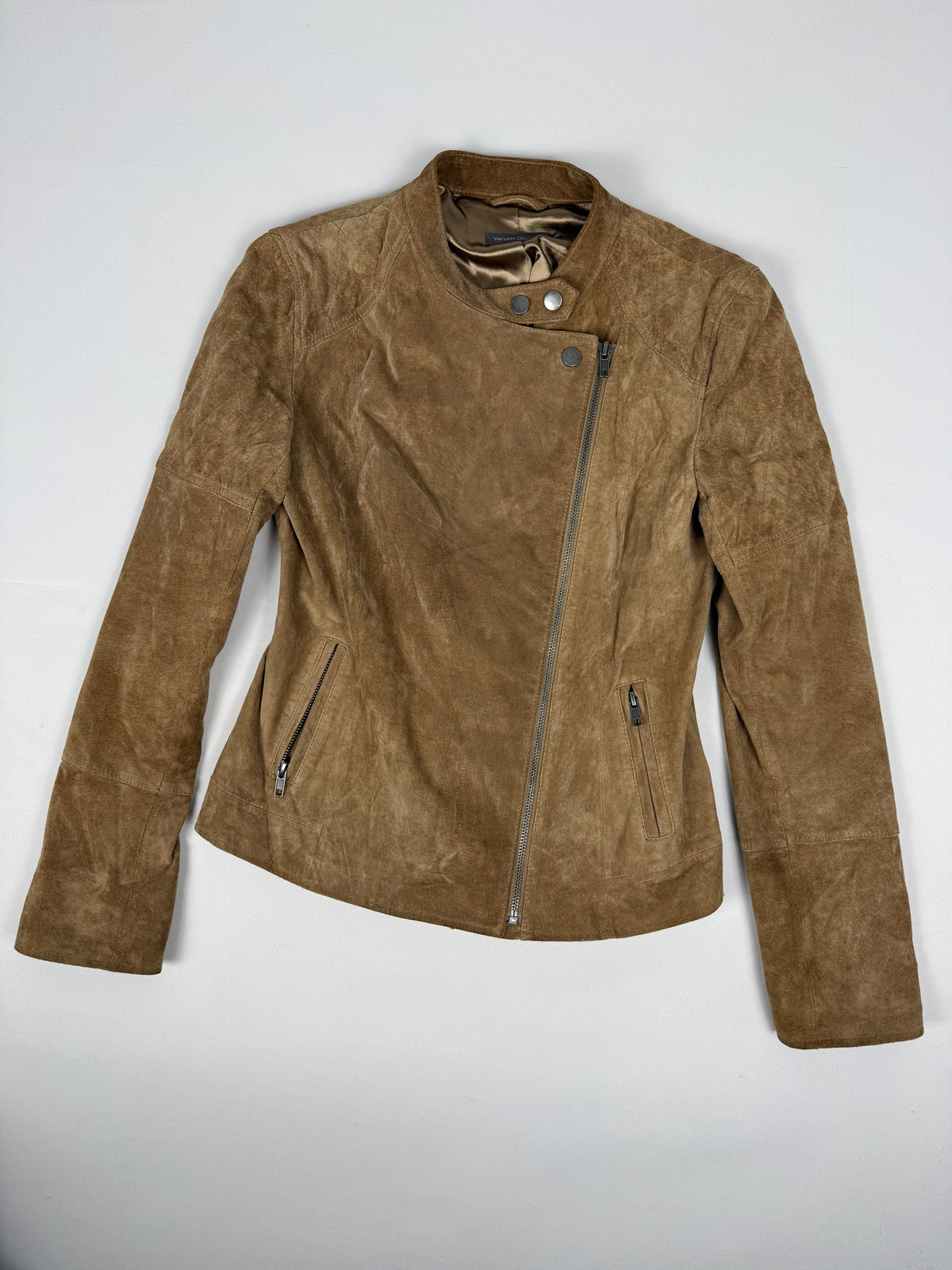 Blazer de bureau noir zippé (M)