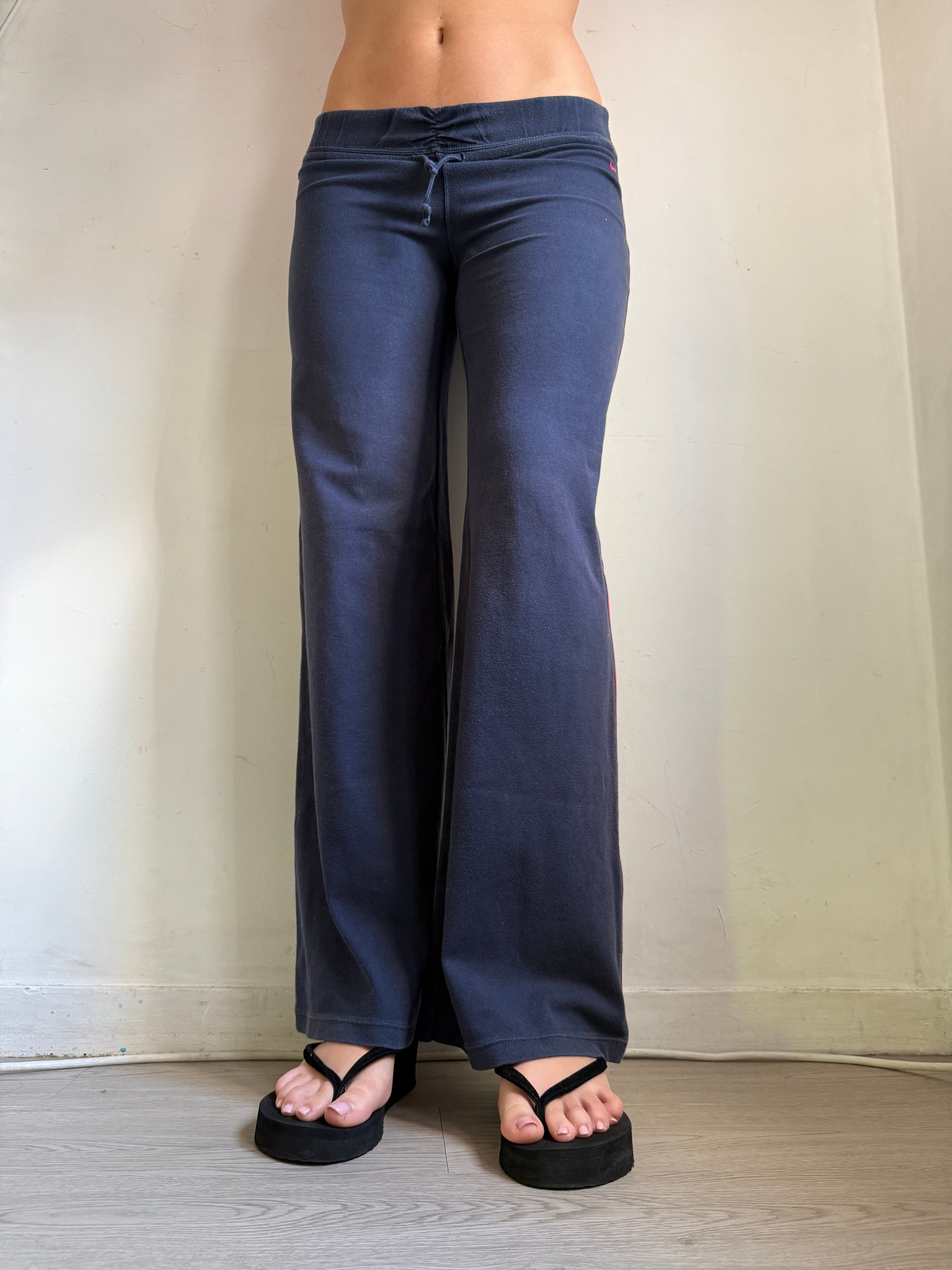 Navy cotton stretchy activewear pants (S)