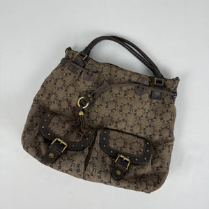 Brown maxi uni shoulder bag (28x38 cm)