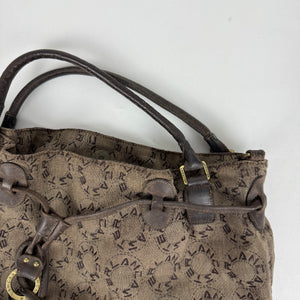 Brown maxi uni shoulder bag (28x38 cm)