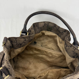 Brown maxi uni shoulder bag (28x38 cm)