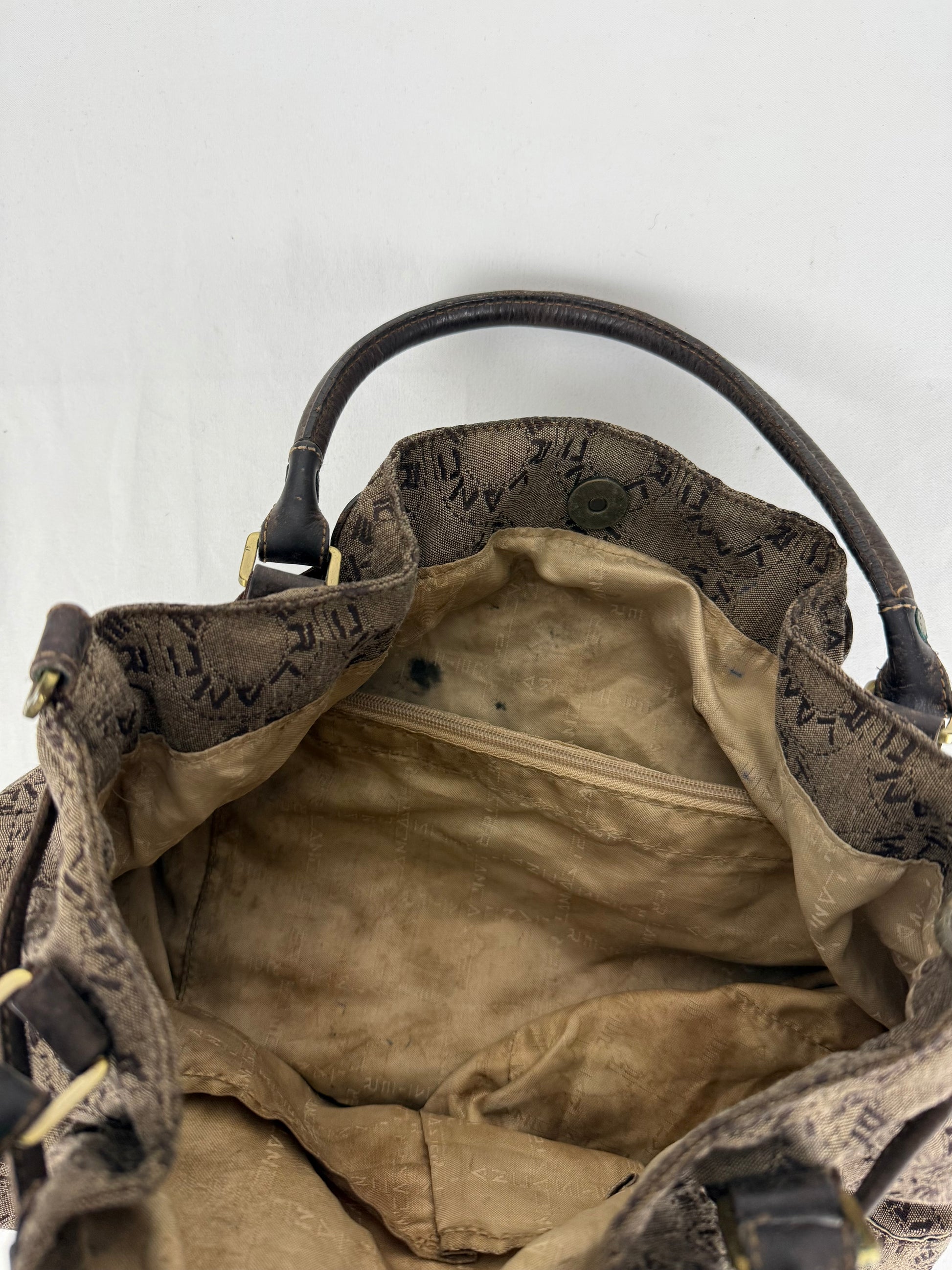 Brown maxi uni shoulder bag (28x38 cm)