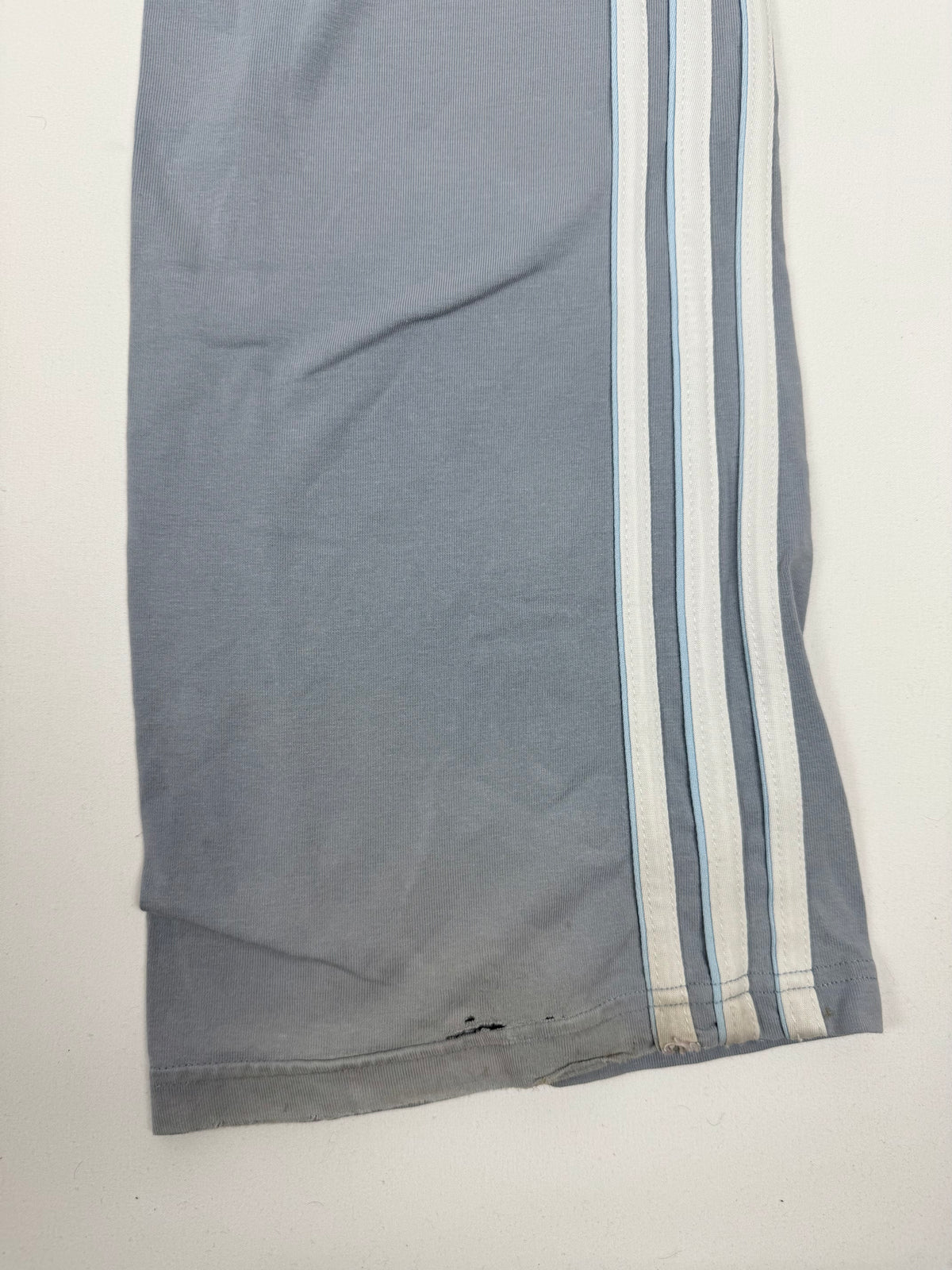 Blue low rise flare pants (S)