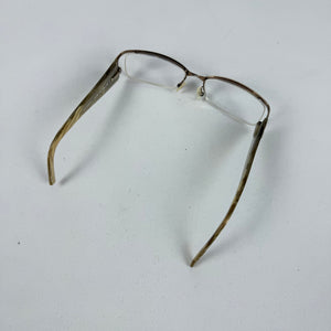Gold office glasses with logo (with prescription)