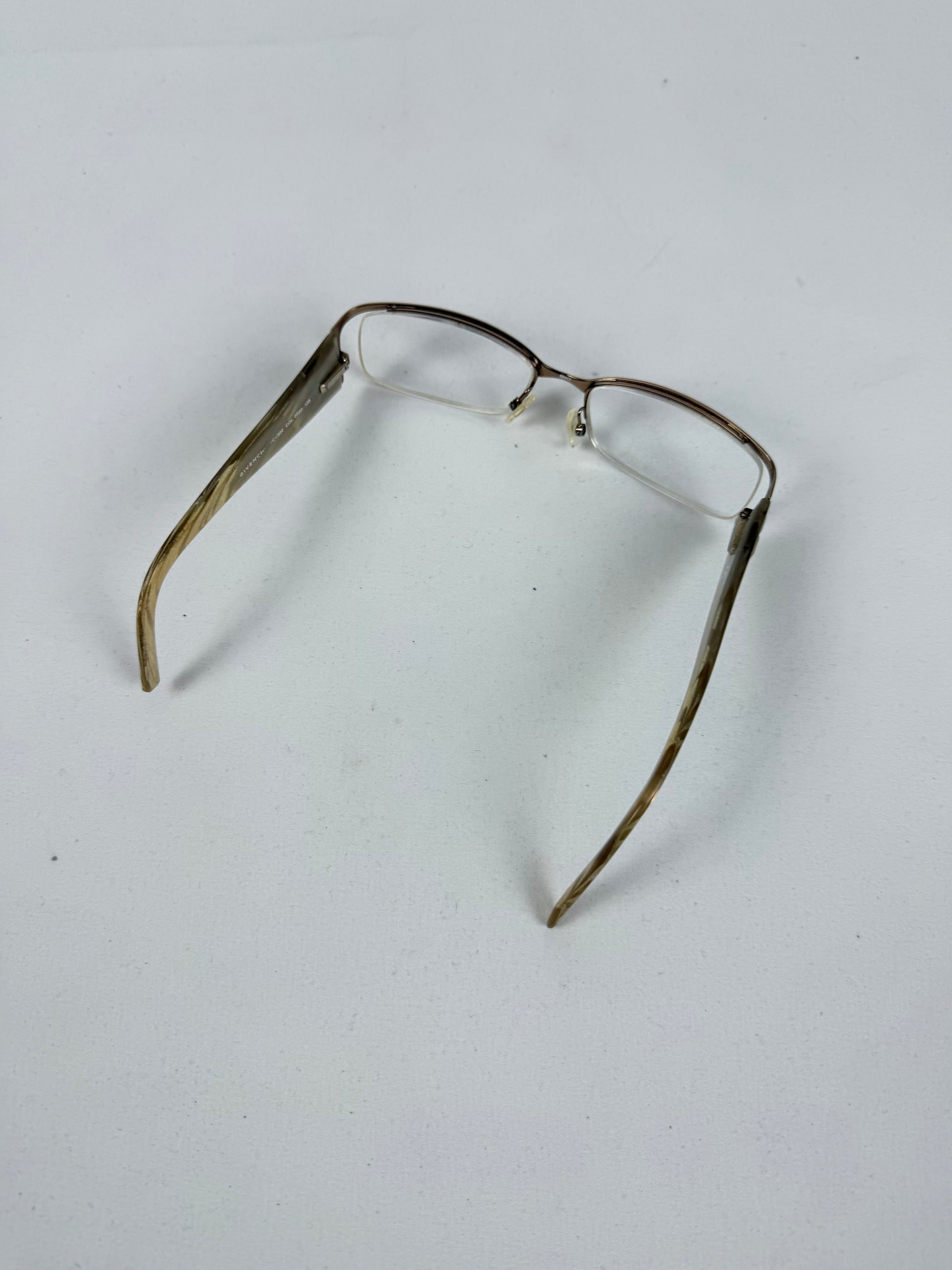 Gold office glasses with logo (with prescription)