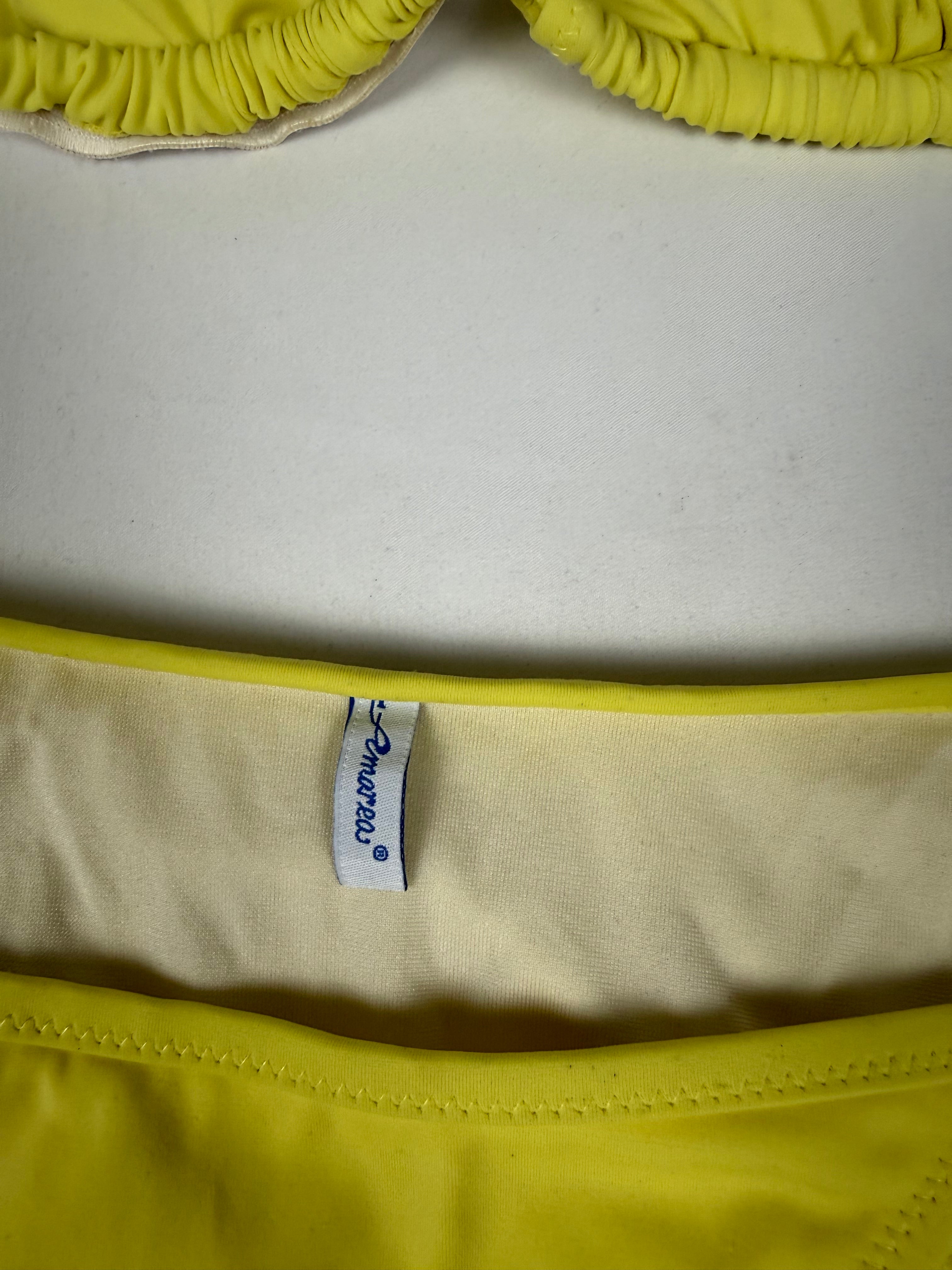 Yellow low rise bikini set (S/M)