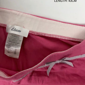 Pink cotton low rise cotton short (S/M)