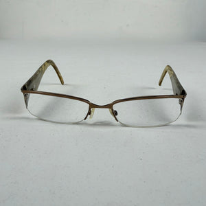 Gold office glasses with logo (with prescription)