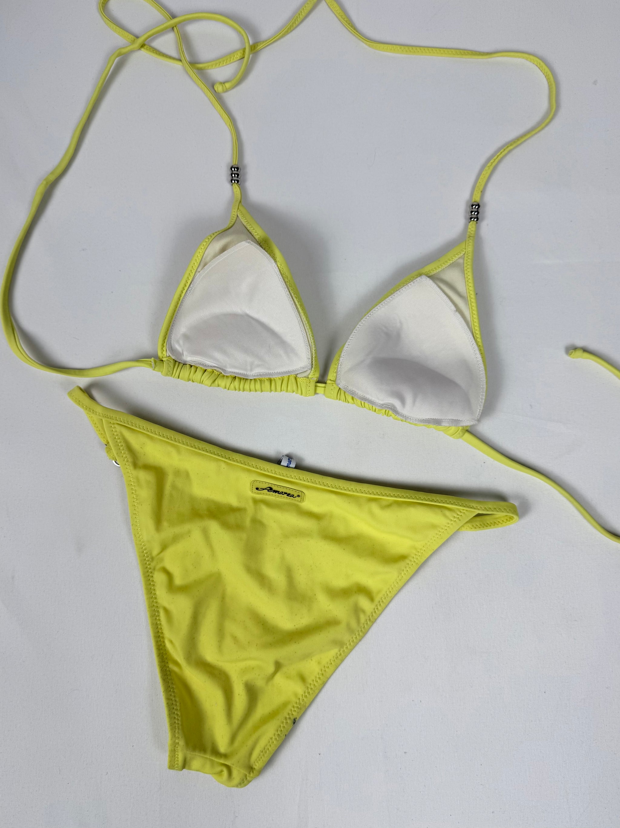Yellow low rise bikini set (S/M)