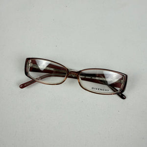Burgundy office glasses with logo (without prescription)