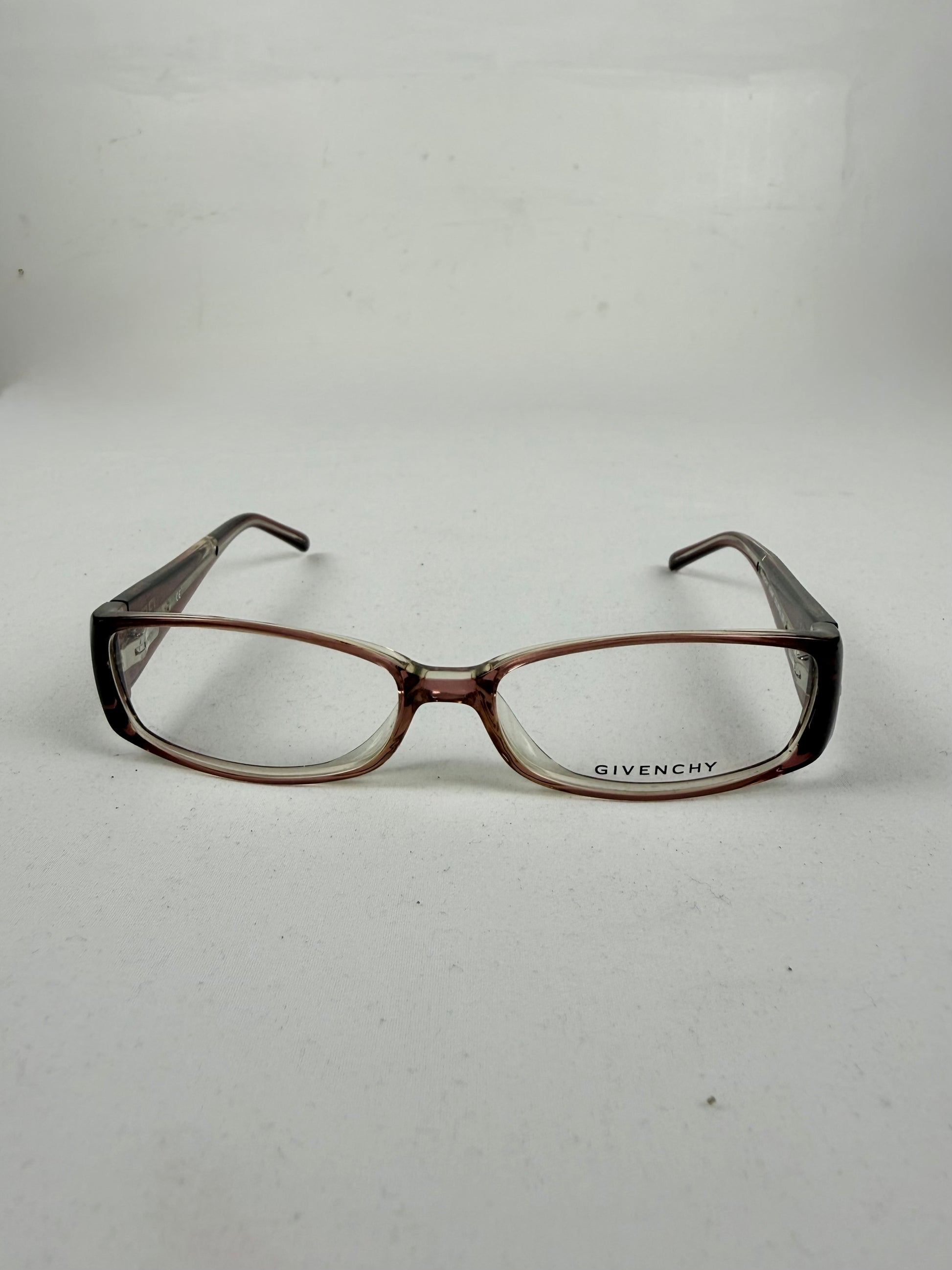 Burgundy office glasses with logo (without prescription)