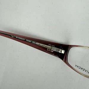 Burgundy office glasses with logo (without prescription)