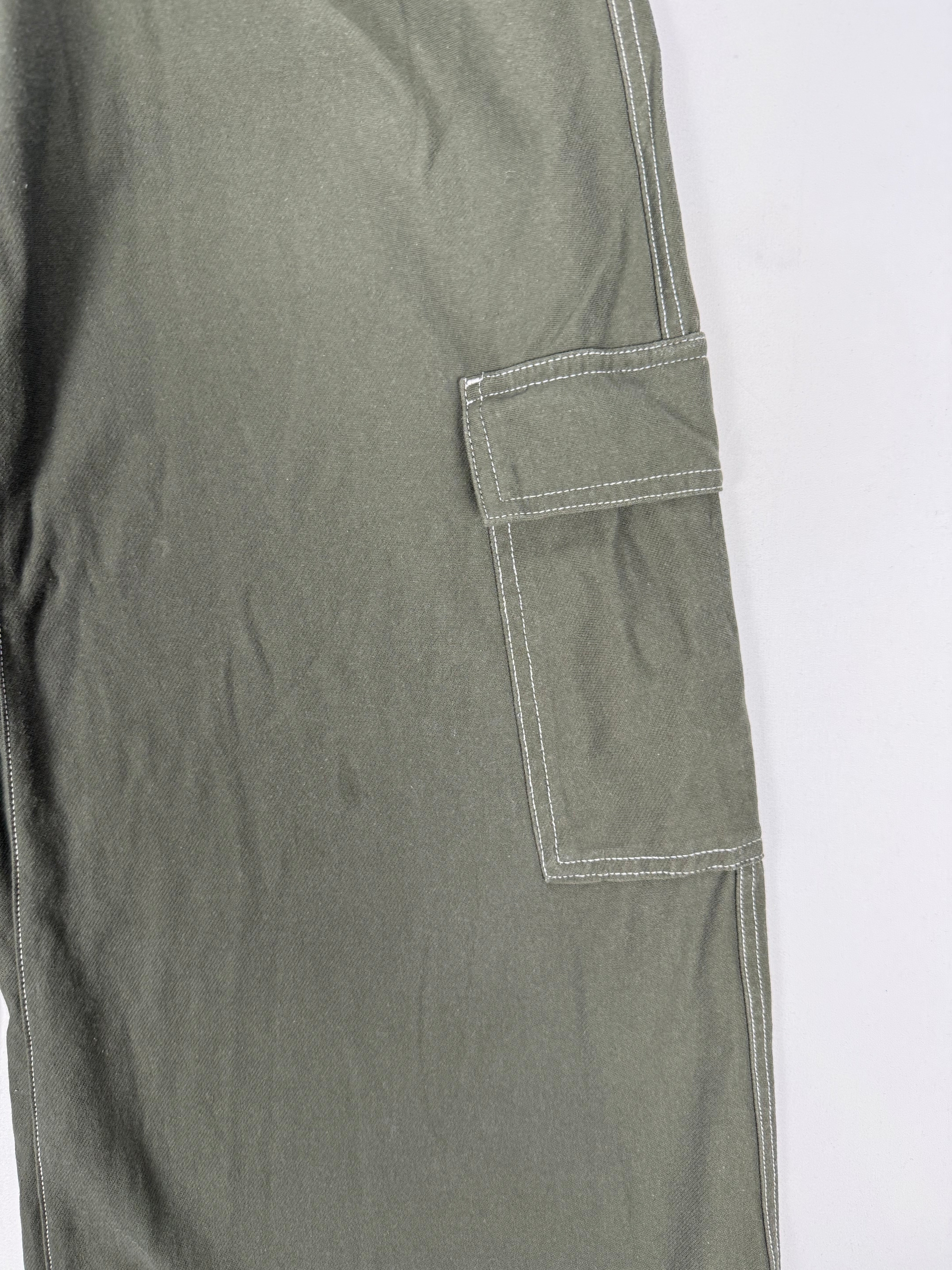 Pantalon droit taille basse en jean noir (XS)