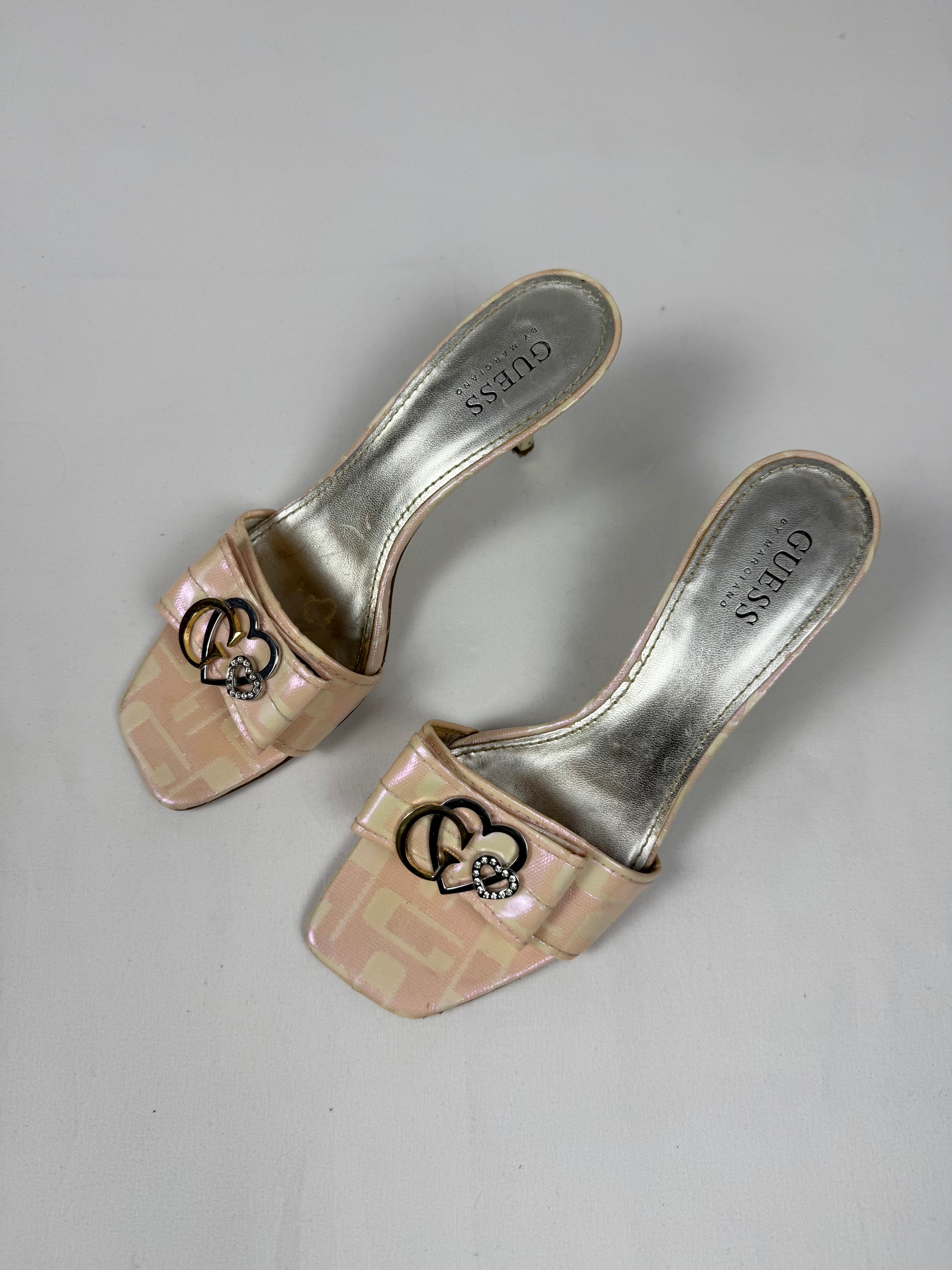 Baby pink charms kitten heels (37)