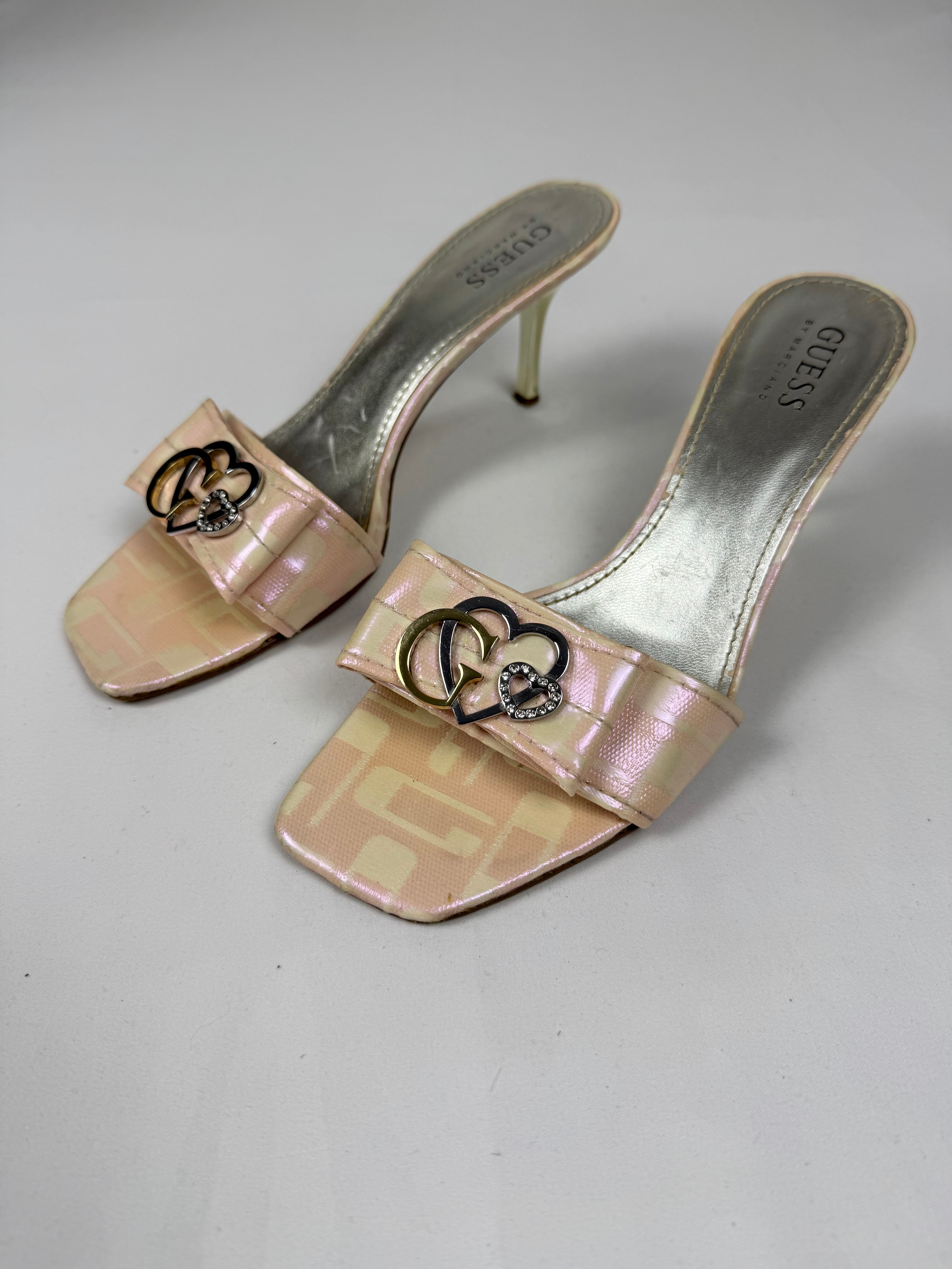 Baby pink charms kitten heels (37)