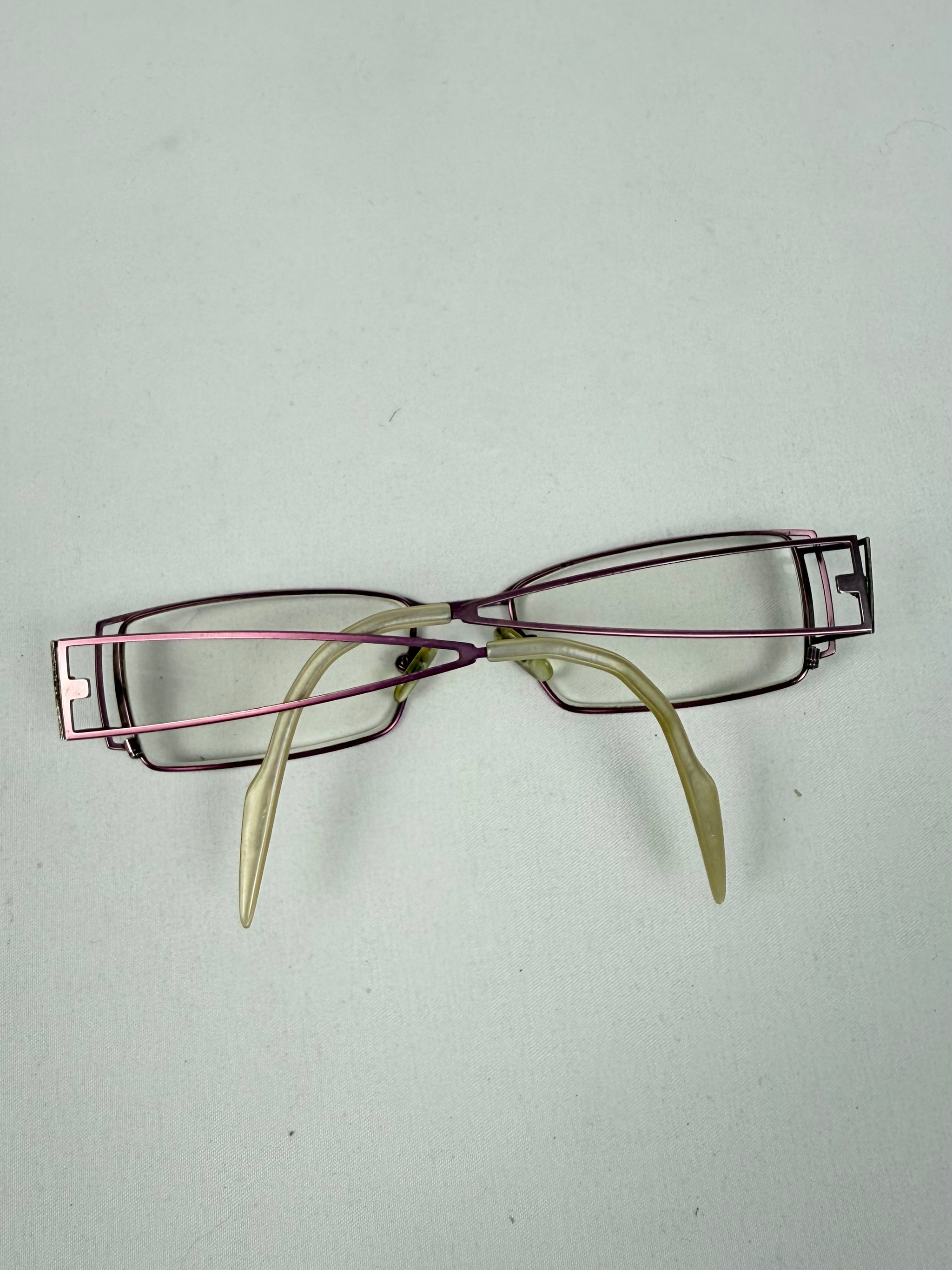 Pink metallic office glasses (with prescription)