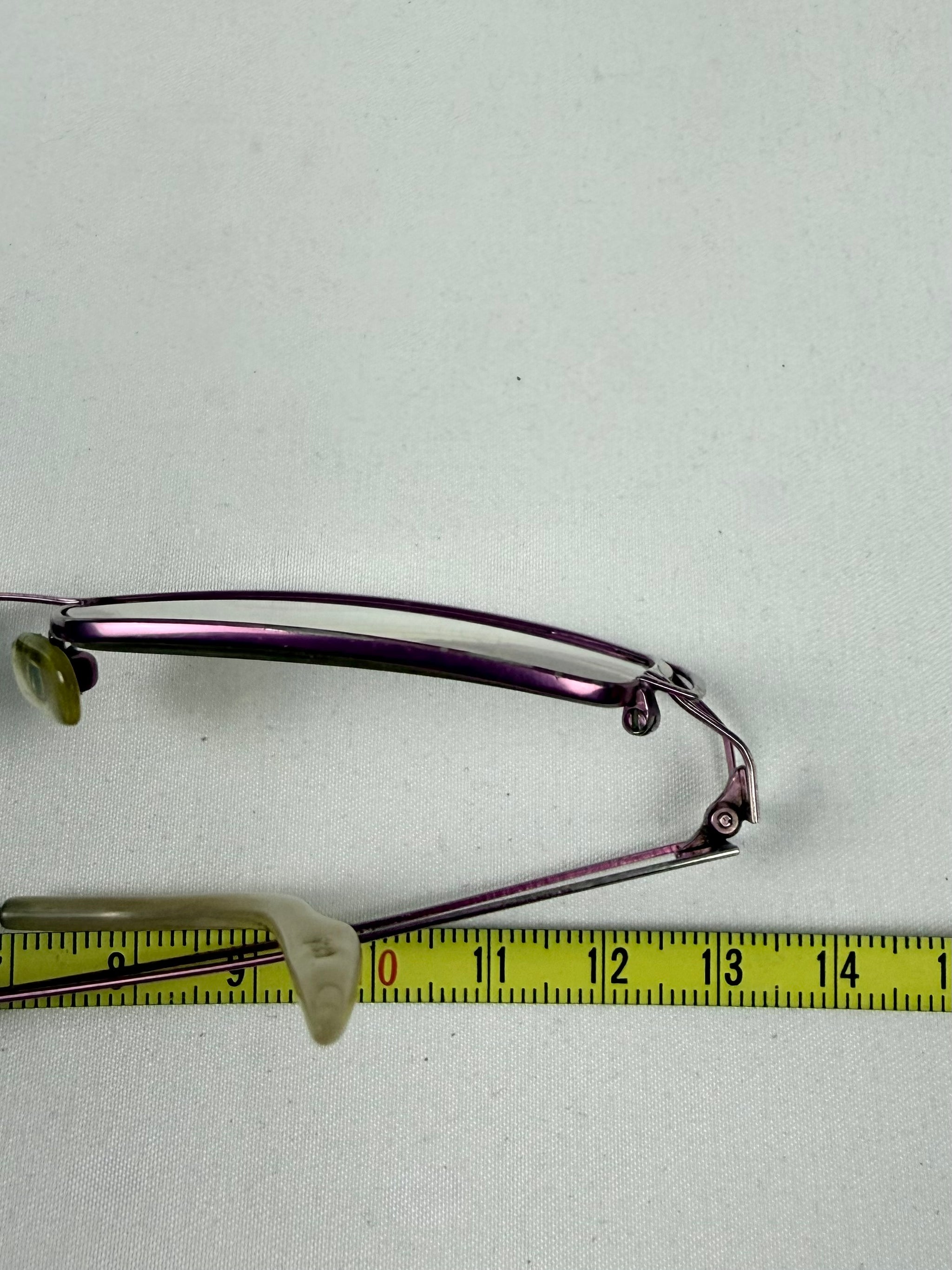 Pink metallic office glasses (with prescription)