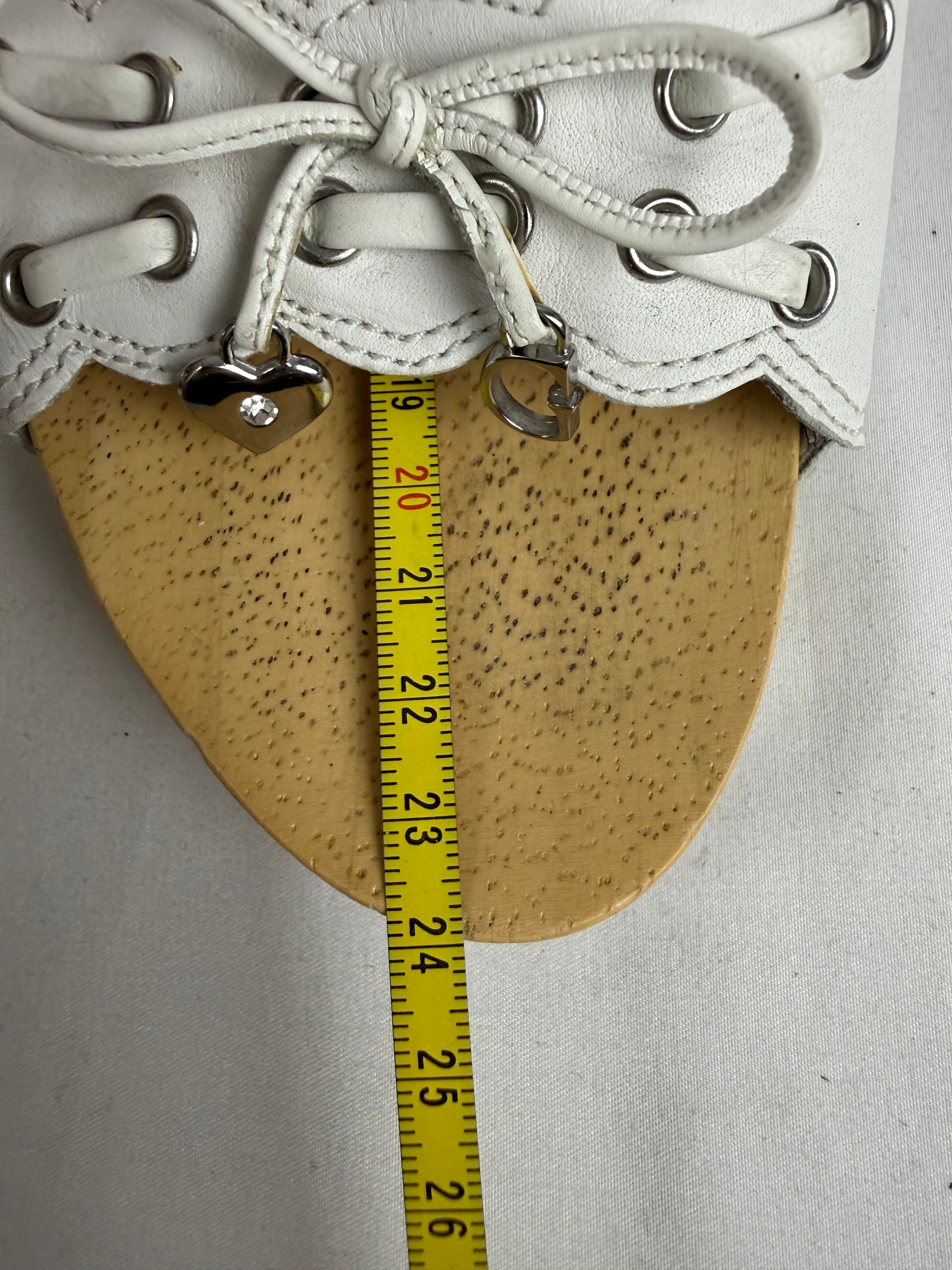White kitten heels mules (36)