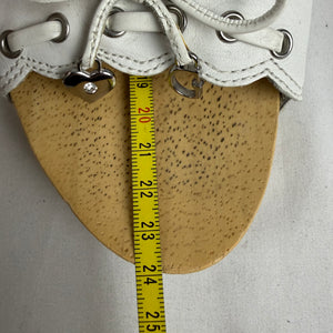 White kitten heels mules (36)