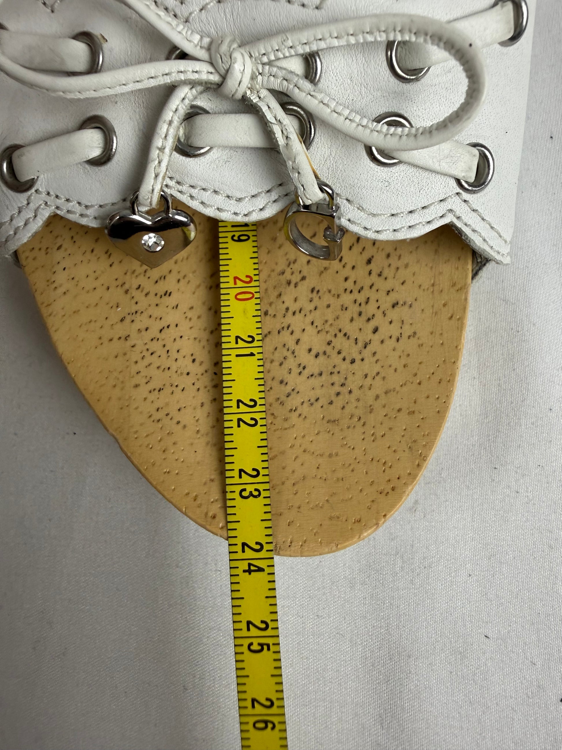 White kitten heels mules (36)