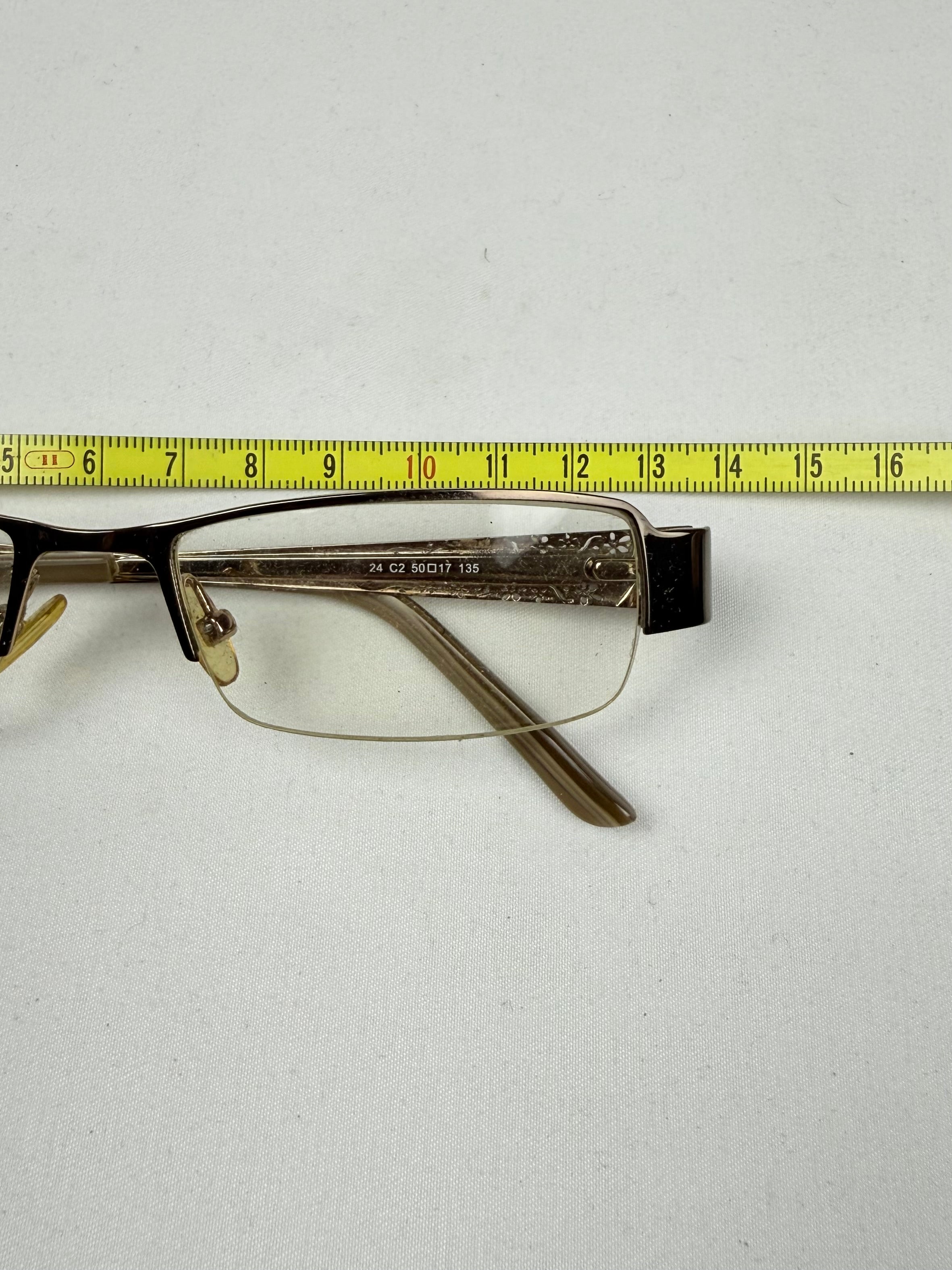 Gold office glasses (with prescription)