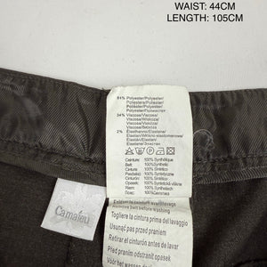 Brown low rise office flare baggy pants (XXL)