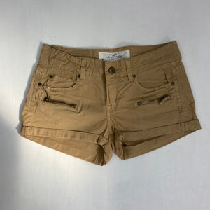 Beige utility low rise mini short (S)