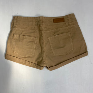 Beige utility low rise mini short (S)