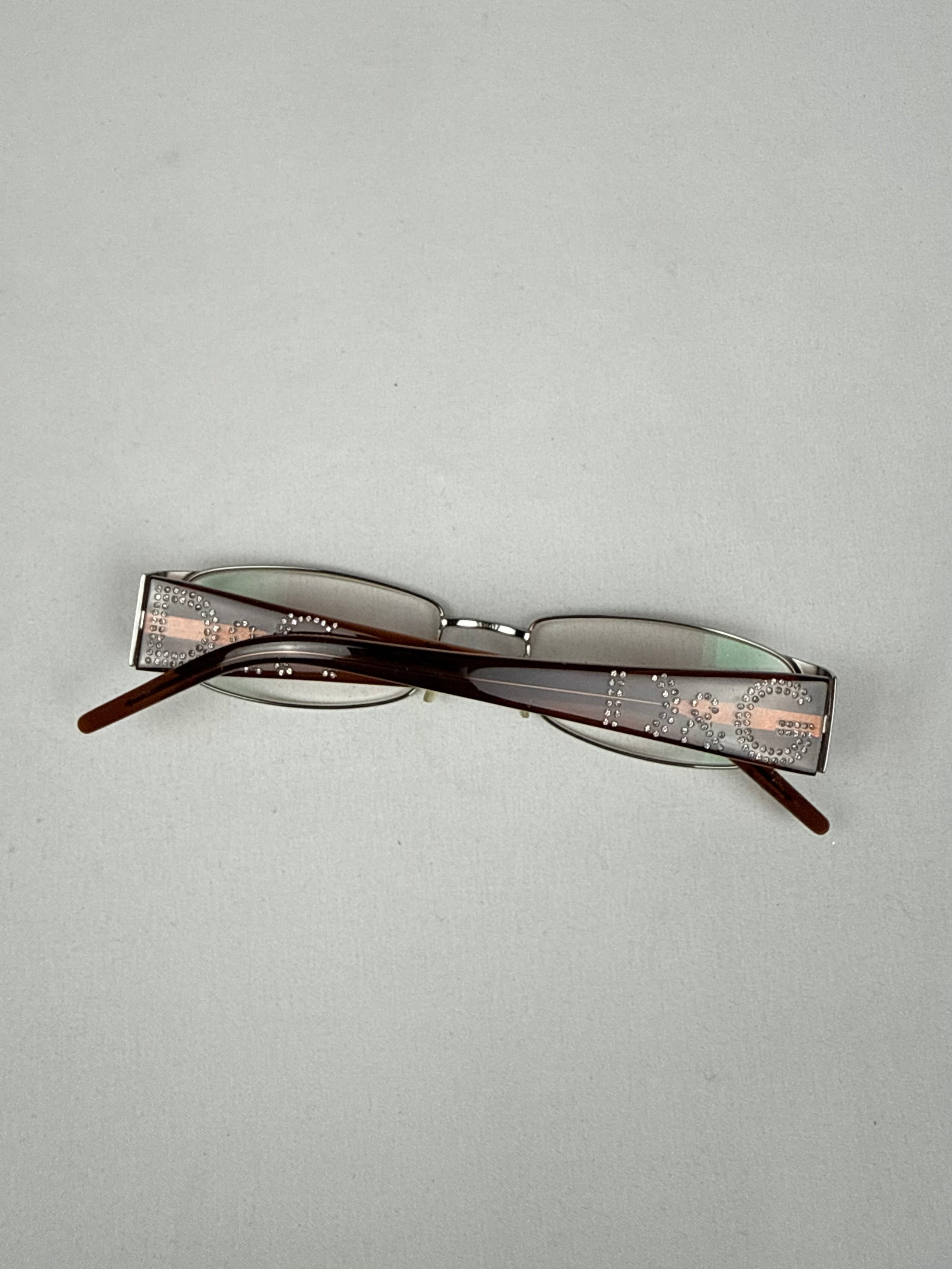 Brown logo office glasses (with prescription)