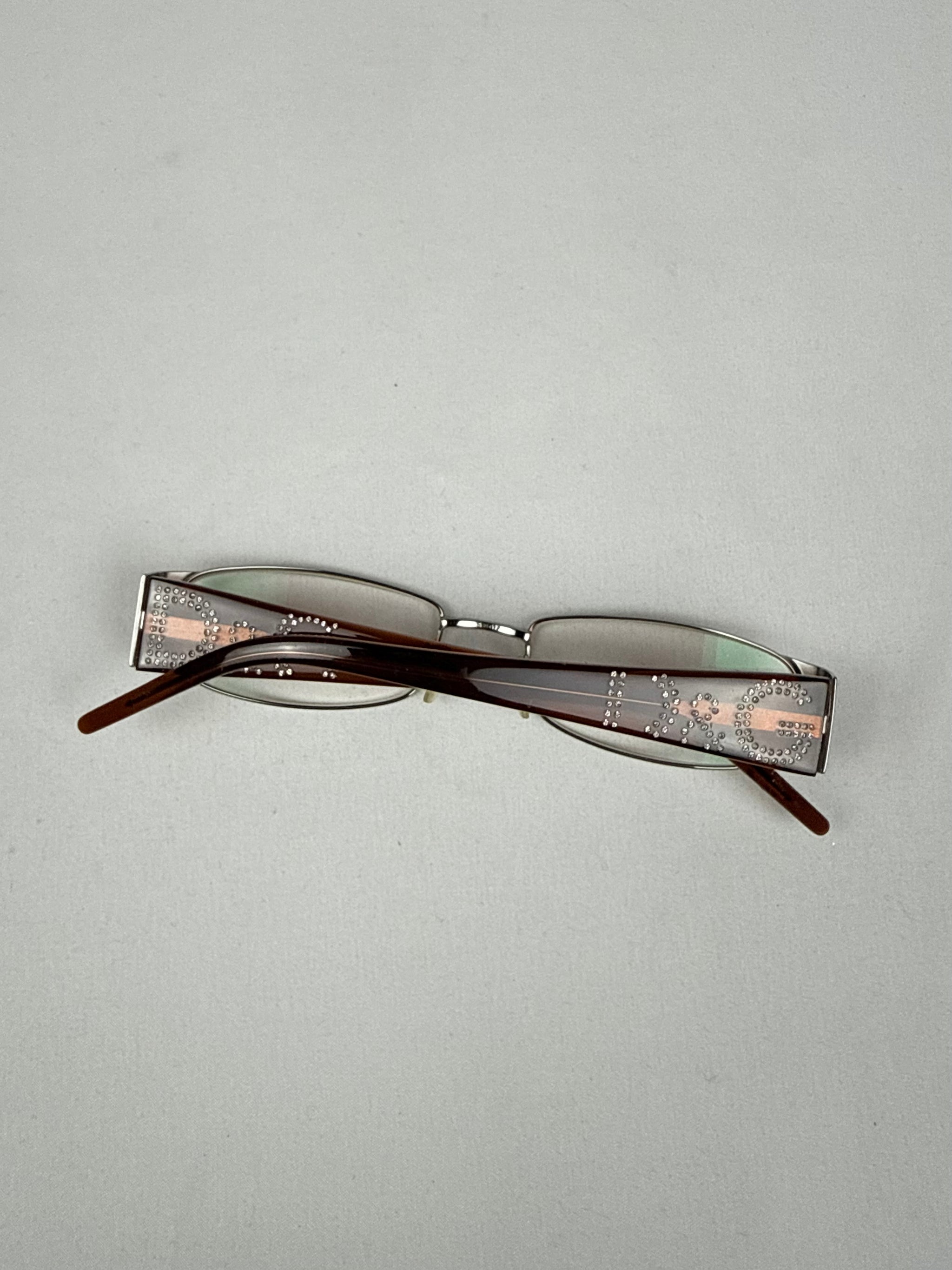 Brown logo office glasses (with prescription)