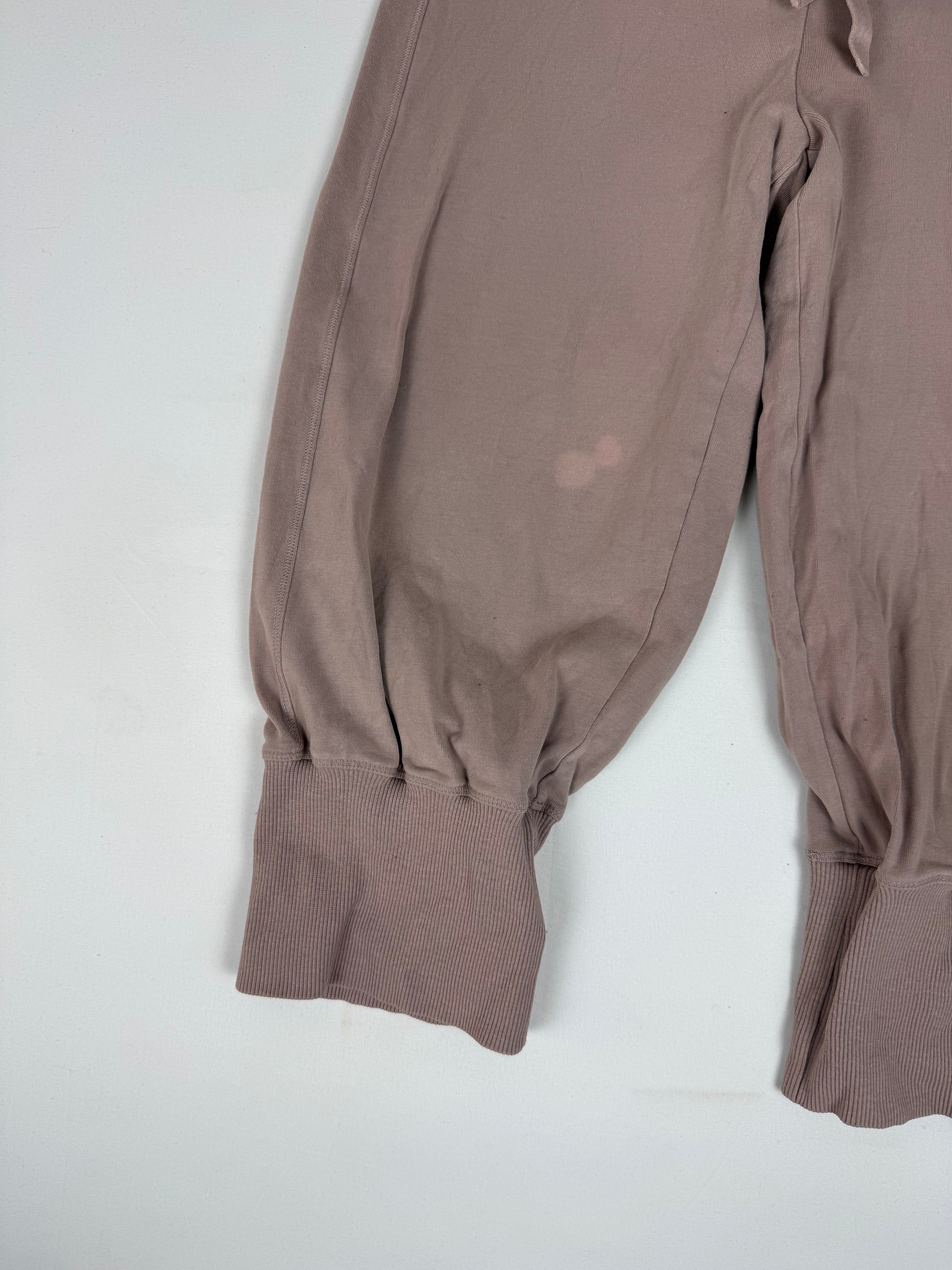 Beige cotton capri pants (S)