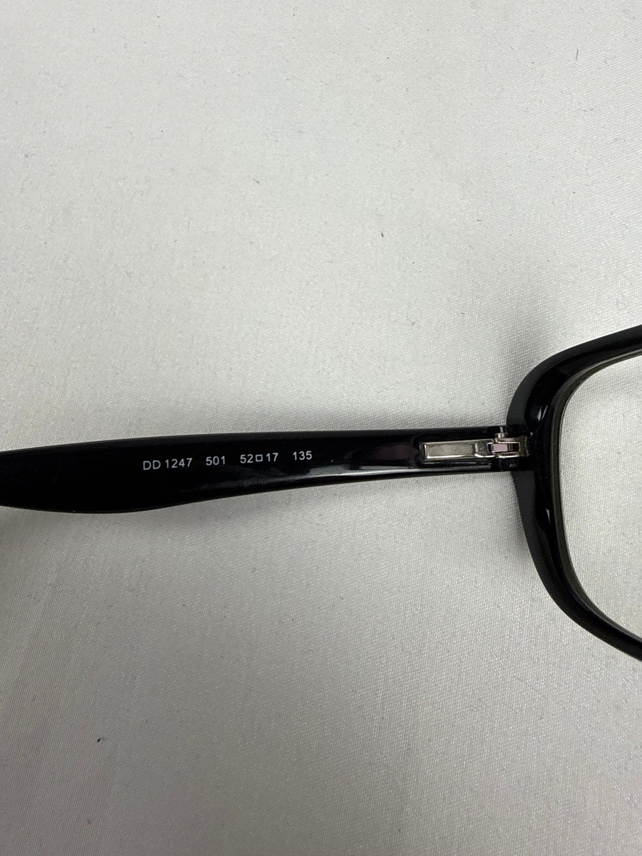 Black logo office glasses (no prescription)